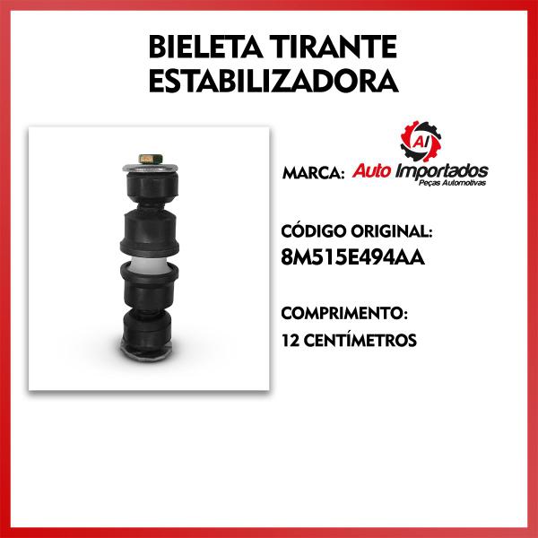 Imagem de Par Bieletas Estabilizadora Tirante Barra Amortecedor Traseiro Ford Focus Sedan 2008 2009 2010 2011 2012 2013