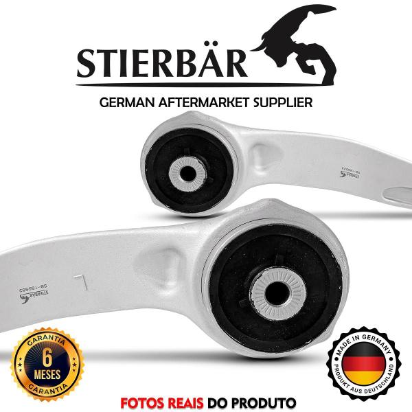 Imagem de Par Braço Controle Oscilante Curvo Suspensão Dianteira Direito Esquerdo Original Stierbar BMW M440i G22 2021 2022