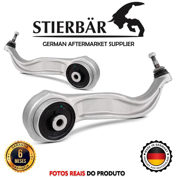 Imagem de Par Braço Controle Oscilante Curvo Suspensão Dianteira Direito Esquerdo Stierbar BMW 420i G23 2022 2023 2024 2025