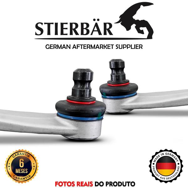 Imagem de Par Braço De Controle Barra Oscilante Reto Superior Suspensão Dianteira Original Stierbar Audi RS4 B8 2013 2014 2015