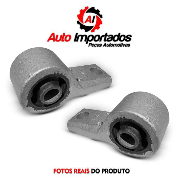 Imagem de Par Bucha Maior Com Suporte Bandeja Leque Balança Suspensão Dianteira Ford Fiesta Sedan 2011 2012 2013 2014