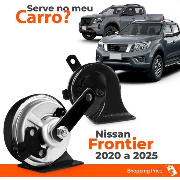 Imagem de Par Buzina Automotiva Fiamm Frontier 2020 a 2025 Kbc 99 2t Agudo Grave 12v Caracol 2 Terminais