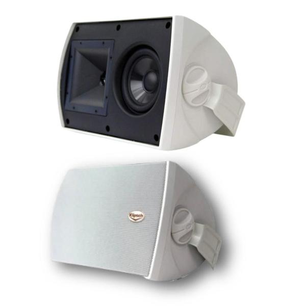 Imagem de Par Caixa Acústica Para Home Theater Klipsch Aw-525, 75W Bco