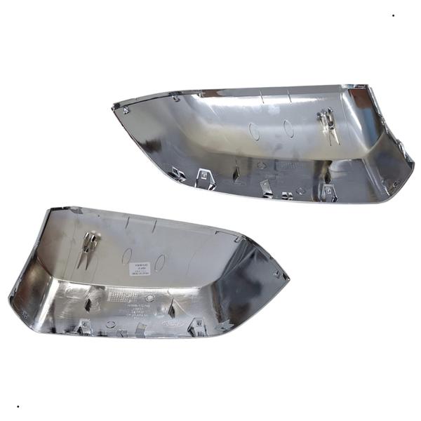 Imagem de Par Capa Retrovisor Cromada Ford Ranger 2024 2025 Original