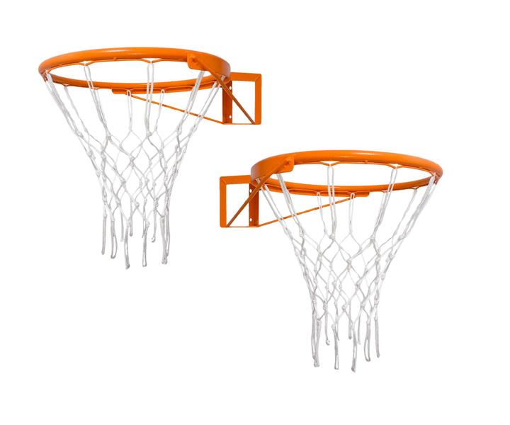 Imagem de Par Cesta De Basquete Aro Reforçado Tam. Oficial Rede Chuá