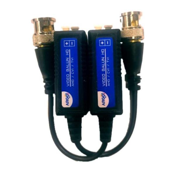 Imagem de Par Conector Video Balun Engate Rápido Camera Ahd Cvi Tvi Hd