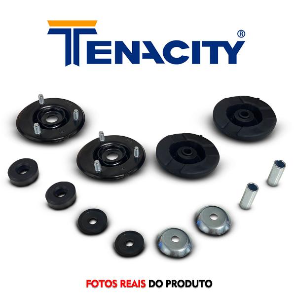 Imagem de Par Coxim Batente Batedor Suporte Original Tenacity Amortecedor Dianteiro Nissan Frontier 2017 2018 2019 2020 2021 2022