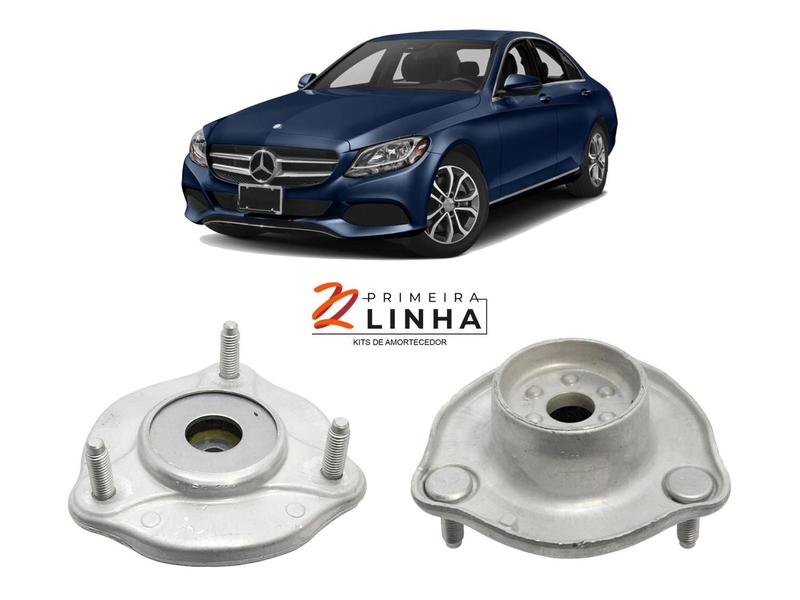 Imagem de Par Coxim Batente Dianteiro Mercedes C300 2017 2018 2019