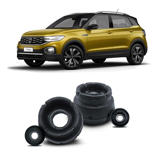 Imagem de Par Coxim Batente Rolamento Amortecedor Dianteiro Suspensão Dianteira Volkswagen T-Cross 2019 2020 2021 2022 2023