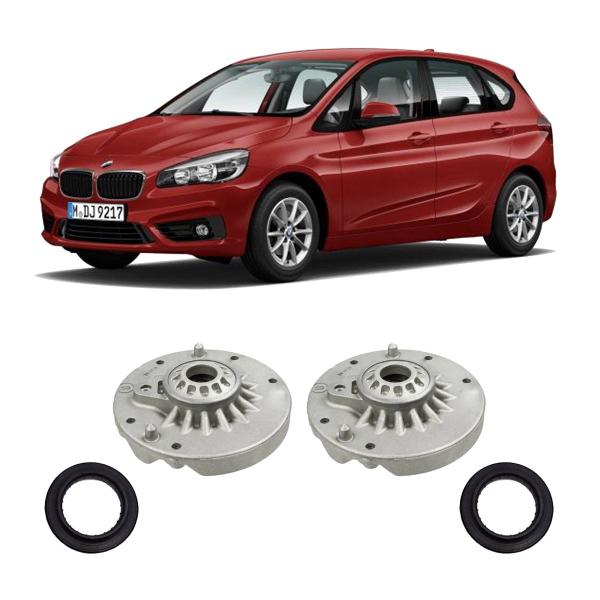 Imagem de Par Coxim Batente Rolamento Dianteiro Bmw 225I 2014 2015 16