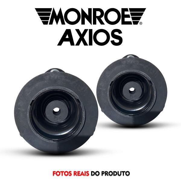 Imagem de Par Coxim Batente Suporte Original Axios Dianteiro Toyota Hilux SW4 2006 2007 2008 2009 2010 2011 2012 2013 2014 2015