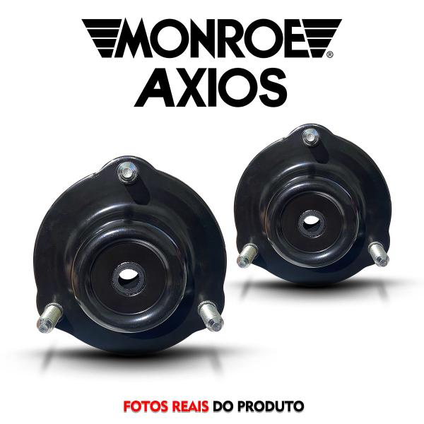 Imagem de Par Coxim Batente Suporte Original Axios Dianteiro Toyota Hilux SW4 2006 2007 2008 2009 2010 2011 2012 2013 2014 2015