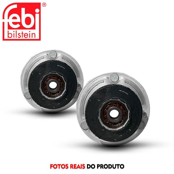 Imagem de Par Coxim Batente Suporte Rolamento Superior Amortecedor Dianteiro Febi BMW 330i E46 2000 2001 2002 2003 2004 2005