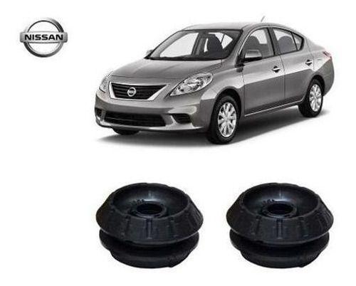 Imagem de Par Coxim Batente Suspensão Dianteira Nissan Versa 2011 2012 2013 2014