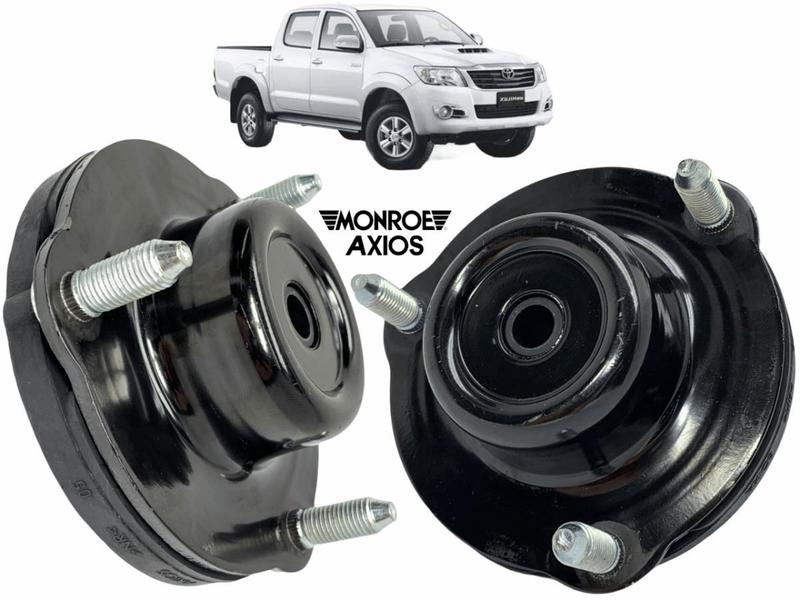 Imagem de Par Coxim Do Amortecedor Dianteiro Hilux Sw4 2005 06 07 08 09 10 11 12 13 14 2015 AXIOS