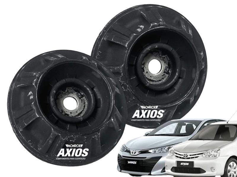 Imagem de Par Coxim do Amortecedor Dianteiro Novo Original Etios 2012 2013 2014 2015 a 2019 Yaris Hatch/Sedan