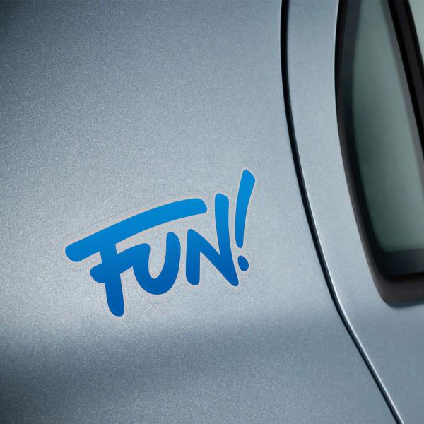 Imagem de Par De Adesivos Fun! Gol G6 2015 Emblema Lateral Coluna Vw