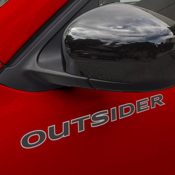 Imagem de Par de Adesivos Kwid Outsider 2020/2021 Emblema Lateral