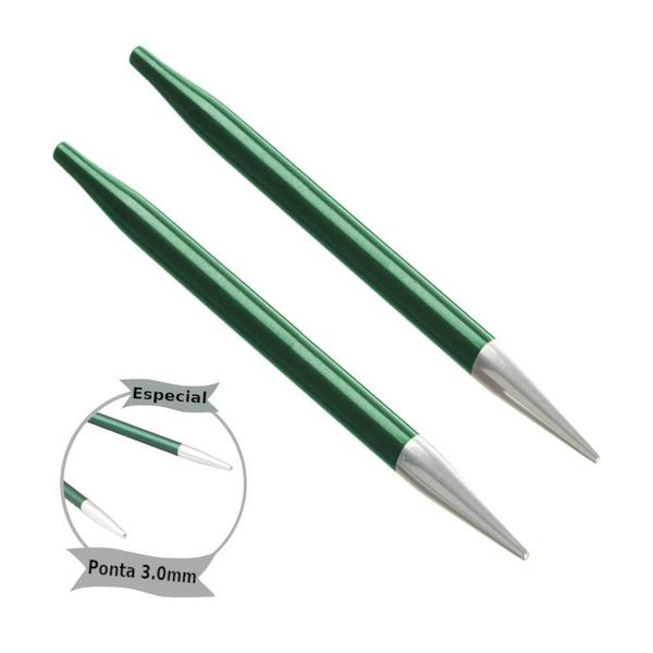 Par De Agulhas Intercambiáveis Knitpro Zing Especial 3.0Mm Imagem de Par De Agulhas Intercambiáveis Knitpro Zing Especial 3.0Mm