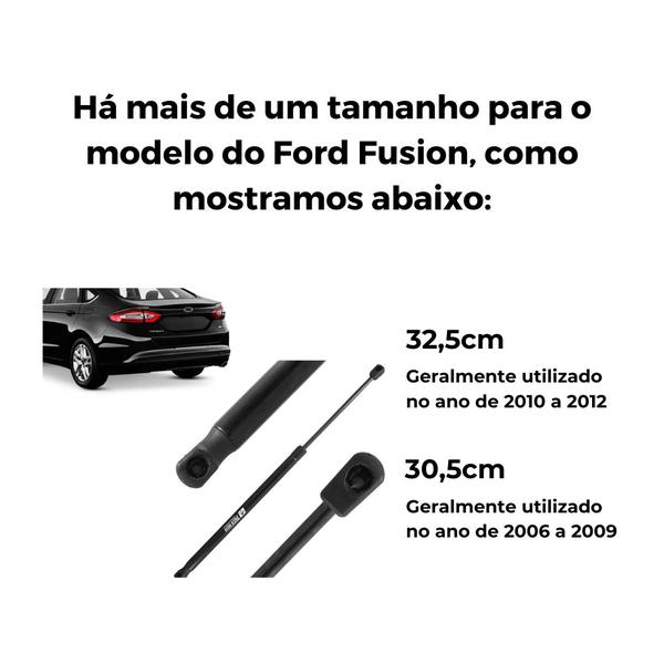 Imagem de Par de amortecedor de porta malas Ford Fusion 2006 a 2009