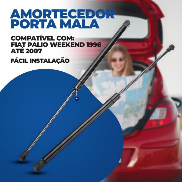 Imagem de Par de Amortecedor Tampa Traseira Porta Malas  Original Fiat Palio Weekend 1996 A 2007