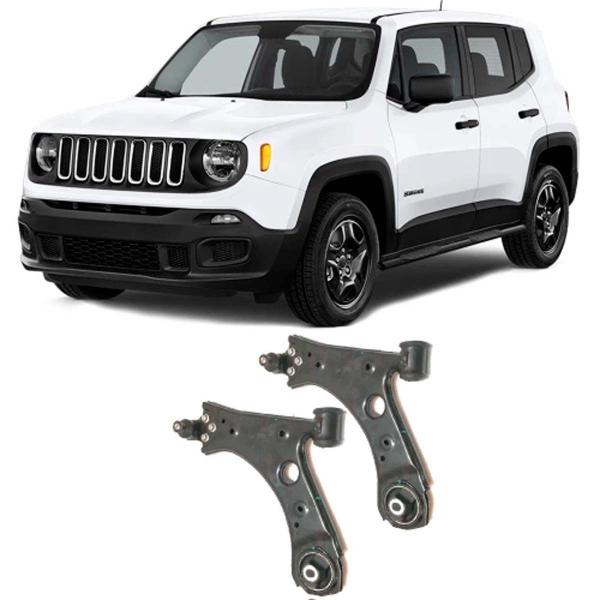 Imagem de Par de Bandeja Jeep Renegade 4x4 2015/2020 com Pivô Completo