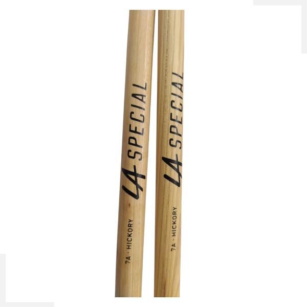 Imagem de Par De Baqueta Bateria 7A Madeira Hickory LA SPECIAL LA7AW