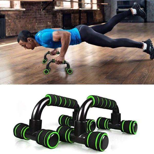 Par de Barra Apoio Chão Flexão Ergonômica Treino Peito Tríceps - Mbfit Imagem de Par de Barra Apoio Chão Flexão Ergonômica Treino Peito Tríceps - Mbfit