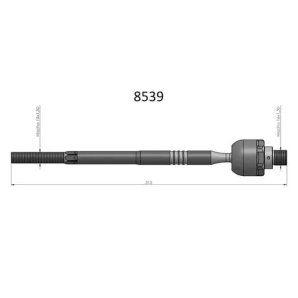 Imagem de Par de barra braço articulação axial hb20 hb20s 2012 2013 2014 2015 2016 2017 2018 2019