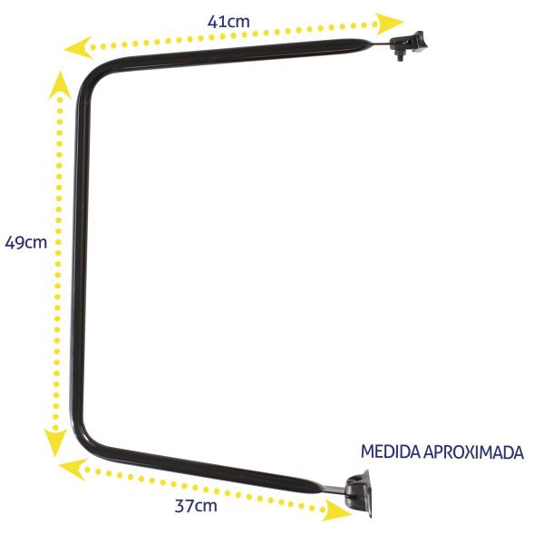 Imagem de Par de Braço Espelho Retrovisor Externo Caminhão Mercedes 1114 1313 1314 1513 1518 1519 1932 1933 1934 2013