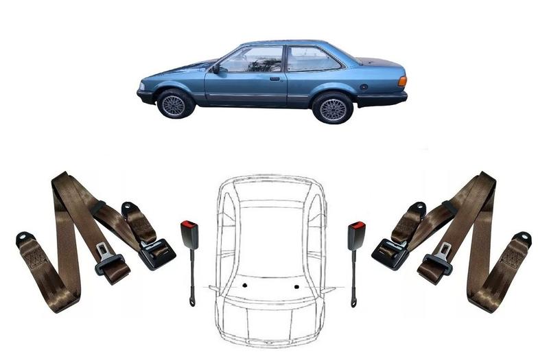 Imagem de Par de Cintos de Segurança 3 pontos Verona+ Par de Fechos