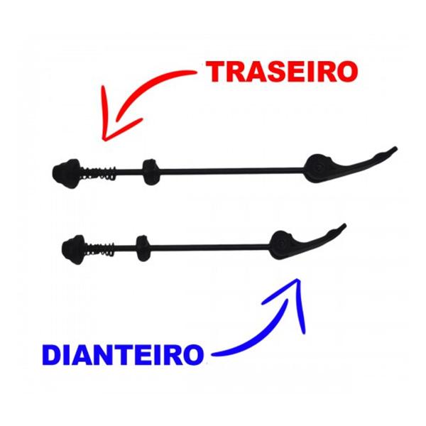 Imagem de Par de Cubos DT/TR Rosca Disco Aluminio GTS TEC 36F Preto