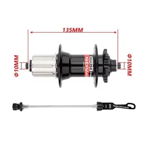 Par De Cubos Freio A Disco Novatec Bike Mtb Speed 32f 8/11v Imagem de Par De Cubos Freio A Disco Novatec Bike Mtb Speed 32f 8/11v