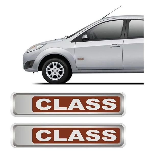 Imagem de Par De Emblema Adesivo Resinado Class Ford Fiesta 2011