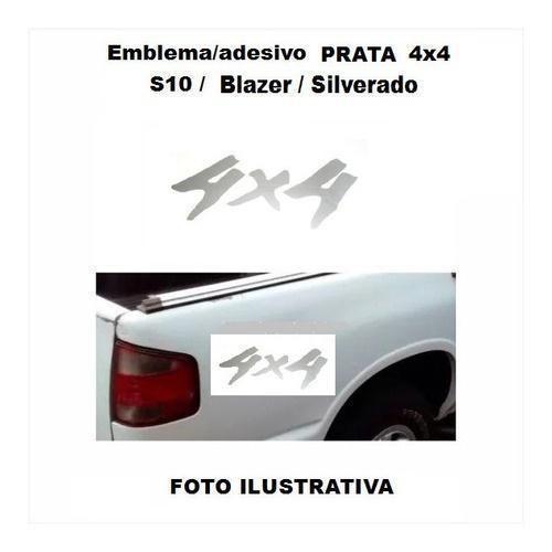 Imagem de Par De Emblema Faixa Lateral 4X4 Gm S10 E Bler