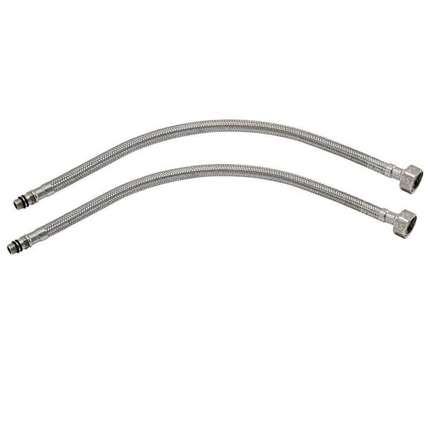 Par de Engate Flexível para Torneira Moncomando 40 cm 1136 - Império das Torneiras Imagem de Par de Engate Flexível para Torneira Moncomando 40 cm 1136