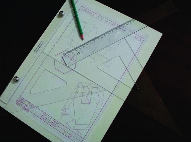 Imagem de Par De Esquadros Acrilico Desenho Técnico 21 Cm Sem Chanfro Sem Graduação - Fenix