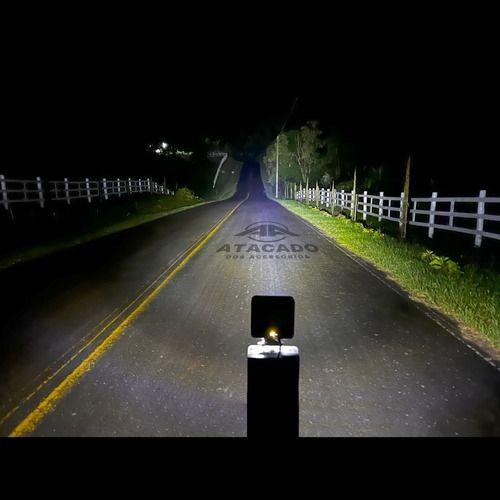 Imagem de Par De Farol De Led Auxiliar Quadrado 27w Troller Off-road LE-6711