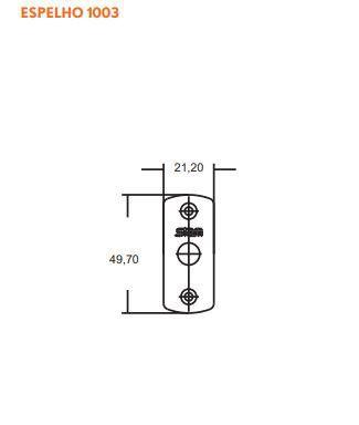 Imagem de Par De Fechaduras Trava Auxiliar (Tetra) 1003 Em Inox - Stam