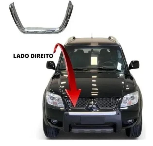 Imagem de Par De Friso Grade Diant Pajero Tr4 09 Em Diante Lado E/D