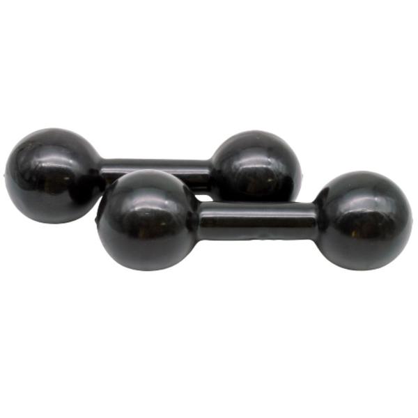 Imagem de Par de Halter Bola Cotonete Ahead Sports Preto 2KG