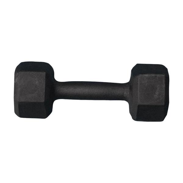 Imagem de Par De Halter Sextavado Pintado 5Kg Academia Treino Fitness