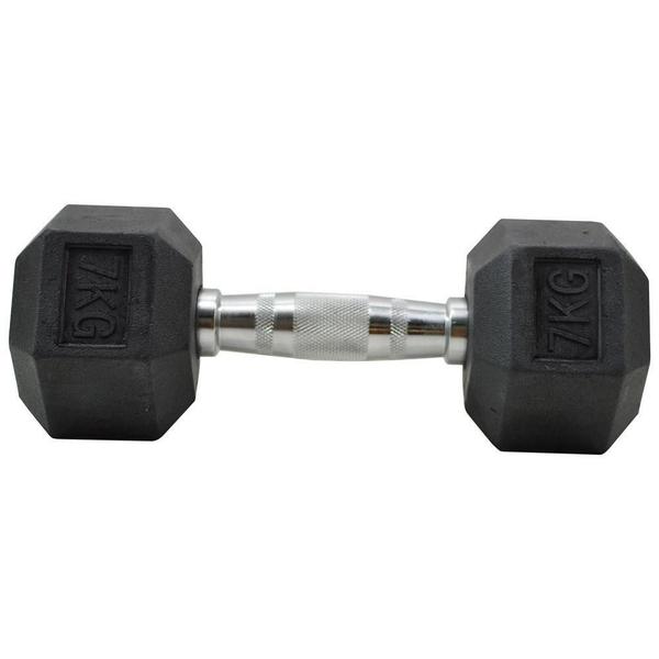 Imagem de Par De Halteres Dumbell Sextavado Ahead Sports As2102 7Kg