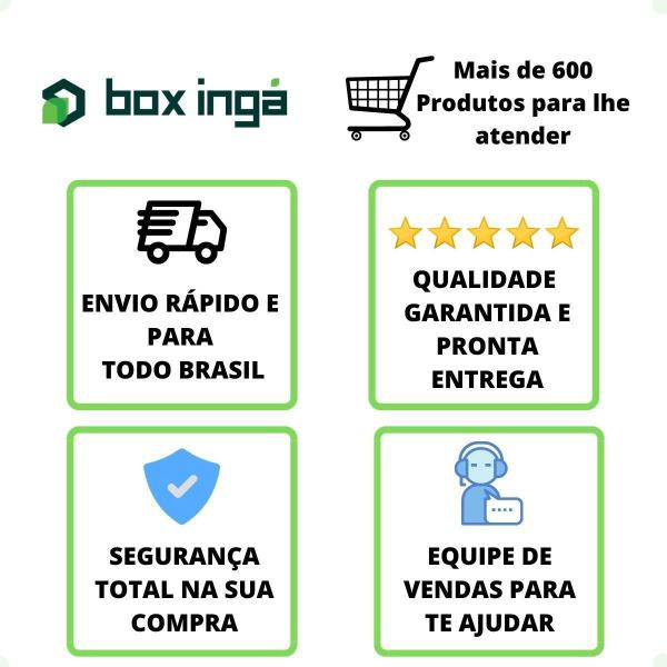 Par de Halteres Sextavado Revestido - 5 Kg - BOX INGÁ Imagem de Par de Halteres Sextavado Revestido - 5 Kg