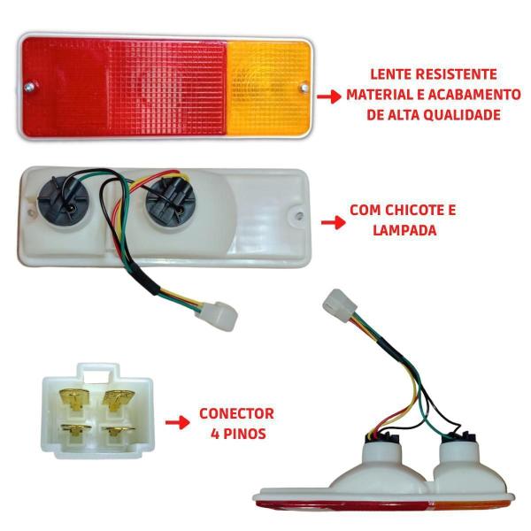 Imagem de Par De Lanterna Traseira - Towner Jr, Pickup Effa E Start