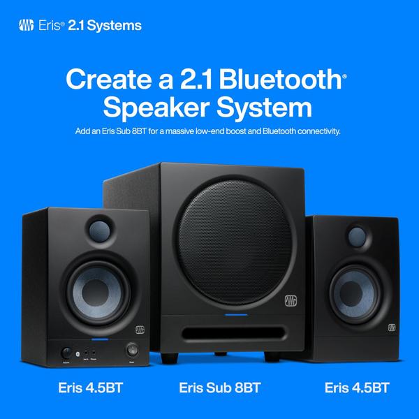 Imagem de Par de monitores de estúdio PreSonus Eris 4.5BT Bluetooth 4.5"