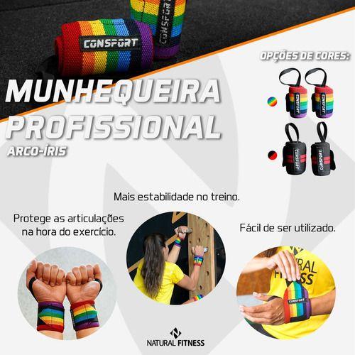 Imagem de Par de Munhequeira Pulso  - Arco Iris