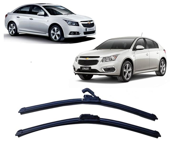 Imagem de Par De Palhetas Limpador De Parabrisa Dianteiro Chevrolet Cruze Hatch 2011 2012 2013 2014 2015