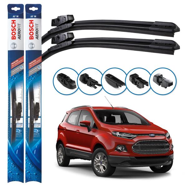 Imagem de Par de Palhetas Limpador Parabrisa Multiclip Original Bosch Ford EcoSport 2013 a 2017