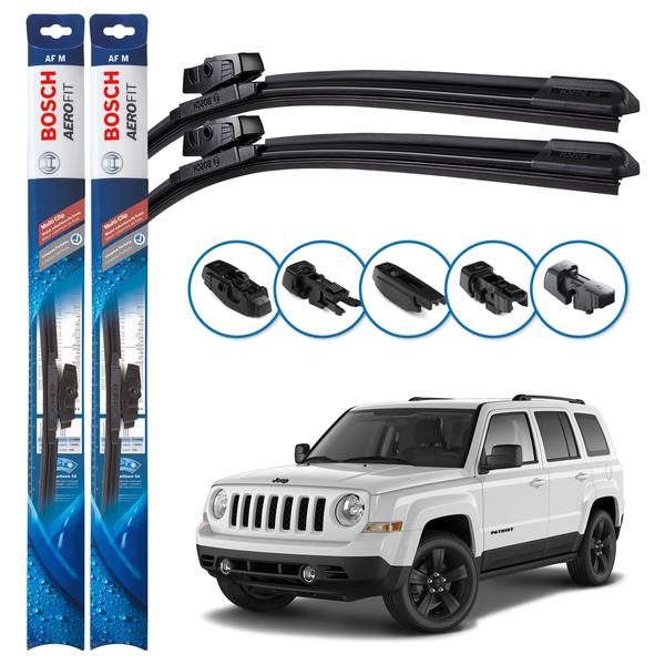 Imagem de Par de Palhetas Limpador Parabrisa Multiclip Original Bosch Jeep Patriot 2008 a 2018